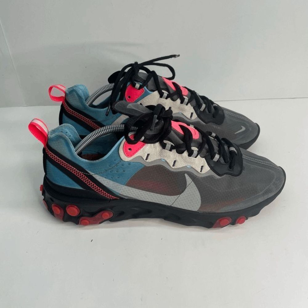 Nike React Element 87 ‘Blue Chill Solar Red’ (AQ1090-006) Shoes Size: 11.5 US